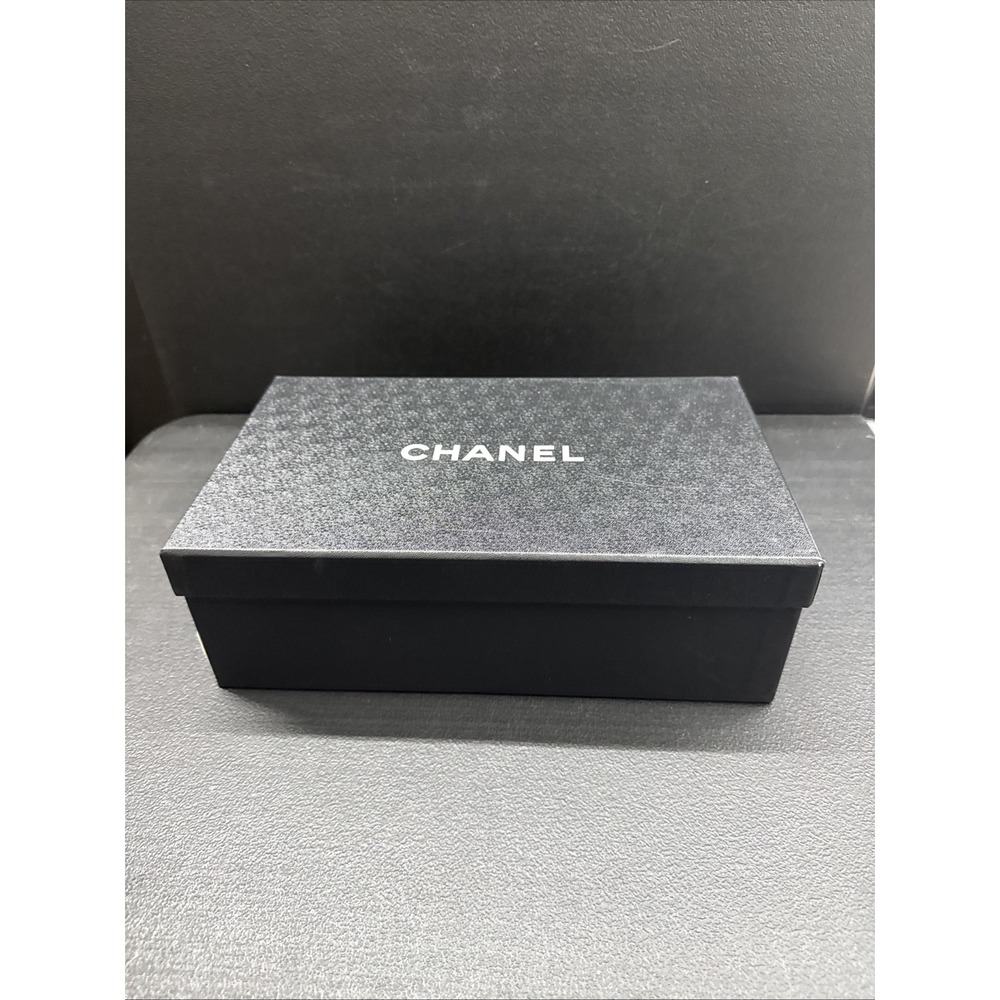 Chanel Authentic Empty Black  Box 11" x 7" x 4" (1663)